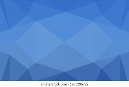 Light BLUE vector blurry hexagon pattern. Creative illustration in halftone style with gradient. Brand new design for your business.