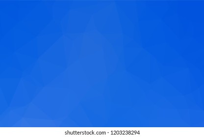 Light BLUE vector blurry hexagon pattern. Shining colored illustration in a Brand new style. The completely new template can be used for your brand book.