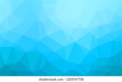 Light BLUE vector blurry hexagon texture. Colorful illustration in abstract style with gradient. The template can be used as a background for cell phones.