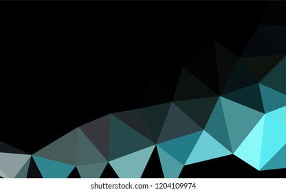 Light BLUE vector blurry hexagon texture. A sample with polygonal shapes. A completely new design for your business.