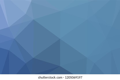 Light BLUE vector blurry hexagon pattern. Brand new colored illustration in blurry style with gradient. The textured pattern can be used for background.