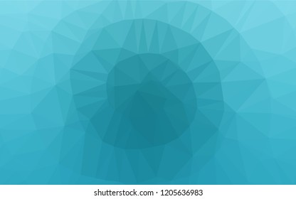 Light BLUE vector blurry hexagon template. Colorful illustration in abstract style with gradient. The best triangular design for your business.