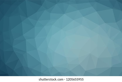 Light BLUE vector blurry hexagon texture. Colorful abstract illustration with gradient. The polygonal design can be used for your web site.