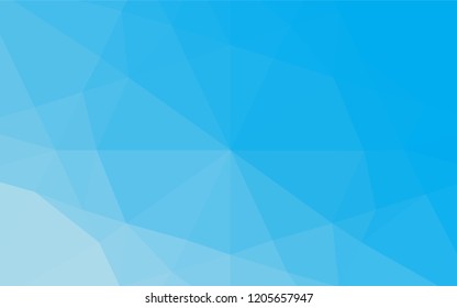 Light BLUE vector blurry hexagon template. An elegant bright illustration with gradient. Brand new design for your business.