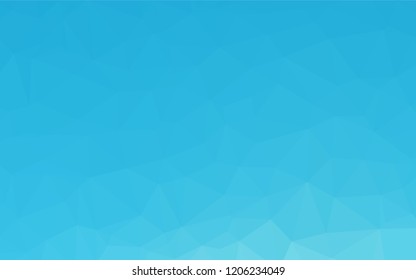 Light BLUE vector blurry hexagon texture. Colorful illustration in abstract style with gradient. The completely new template can be used for your brand book.