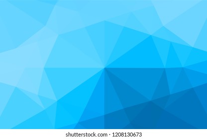 Light BLUE vector blurry hexagon pattern. Shining colored illustration in a Brand new style. The elegant pattern can be used as part of a brand book.