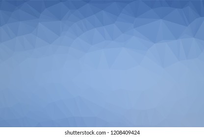 Light BLUE vector blurry hexagon texture. Creative illustration in halftone style with gradient. The elegant pattern can be used as part of a brand book.