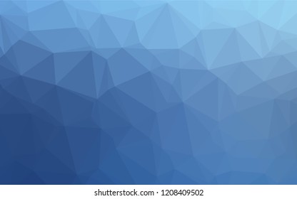 Light BLUE vector blurry hexagon pattern. Colorful abstract illustration with gradient. Brand new style for your business design.