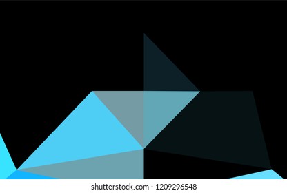 Light BLUE vector blurry hexagon texture. Colorful abstract illustration with gradient. A completely new template for your business design.