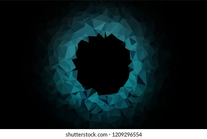Light BLUE vector blurry hexagon texture. Brand new colored illustration in blurry style with gradient. The template can be used as a background for cell phones.