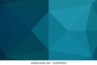 Light BLUE vector blurry hexagon pattern. A vague abstract illustration with gradient. The polygonal design can be used for your web site.
