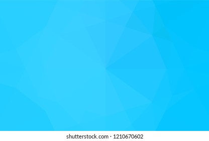 Light BLUE vector blurry hexagon template. Creative illustration in halftone style with gradient. The template can be used as a background for cell phones.