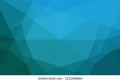Light BLUE vector blurry hexagon texture. A completely new color illustration in a vague style. The elegant pattern can be used as part of a brand book.