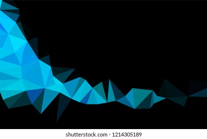 Light BLUE vector blurry hexagon texture. A sample with polygonal shapes. A new texture for your design.