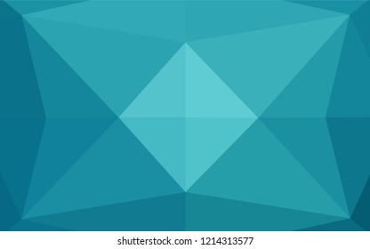 Light BLUE vector blurry hexagon template. Colorful illustration in abstract style with gradient. Brand new design for your business.
