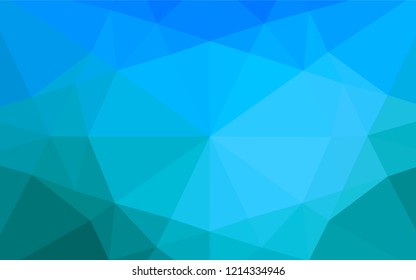 Light BLUE vector blurry hexagon texture. An elegant bright illustration with gradient. The best triangular design for your business.
