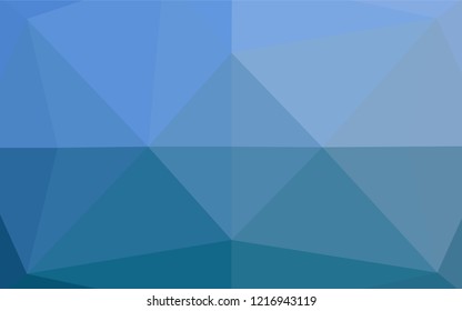 Light BLUE vector blurry hexagon texture. Colorful illustration in abstract style with gradient. The textured pattern can be used for background.