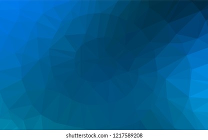 Light BLUE vector blurry hexagon texture. Colorful abstract illustration with gradient. The template can be used as a background for cell phones.