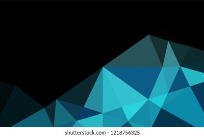 Light BLUE vector blurry hexagon texture. A completely new color illustration in a vague style. The polygonal design can be used for your web site.