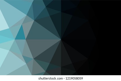 Light BLUE vector blurry hexagon texture. Colorful illustration in abstract style with gradient. The completely new template can be used for your brand book.