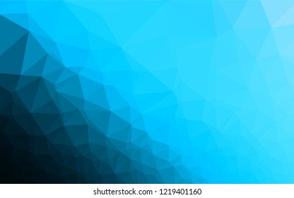 Light BLUE vector blurry hexagon texture. An elegant bright illustration with gradient. A new texture for your design.
