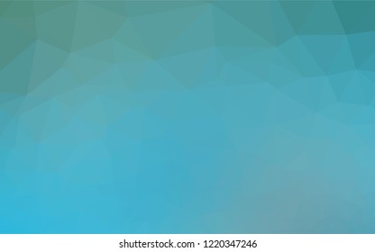 Light BLUE vector blurry hexagon template. Creative geometric illustration in Origami style with gradient. A completely new design for your business.