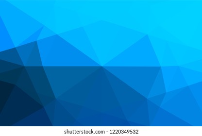 Light BLUE vector blurry hexagon template. An elegant bright illustration with gradient. A new texture for your design.