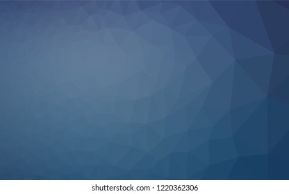 Light BLUE vector blurry hexagon template. Brand new colored illustration in blurry style with gradient. The elegant pattern can be used as part of a brand book.