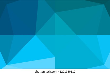 Light BLUE vector blurry hexagon pattern. A vague abstract illustration with gradient. The textured pattern can be used for background.