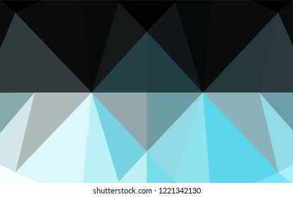Light BLUE vector blurry hexagon pattern. An elegant bright illustration with gradient. The elegant pattern can be used as part of a brand book.