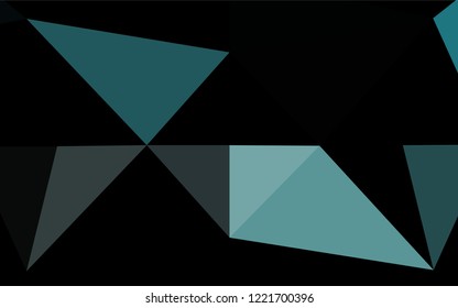 Light BLUE vector blurry hexagon texture. A completely new color illustration in a vague style. The best triangular design for your business.