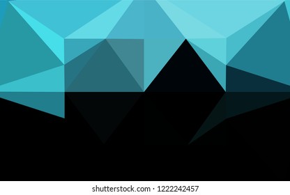 Light BLUE vector blurry hexagon pattern. Colorful illustration in abstract style with gradient. Brand new design for your business.