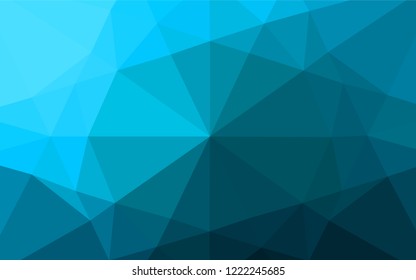 Light BLUE vector blurry hexagon texture. Colorful abstract illustration with gradient. The polygonal design can be used for your web site.