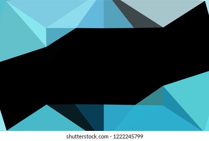 Light BLUE vector blurry hexagon texture. Colorful abstract illustration with gradient. Brand new design for your business.