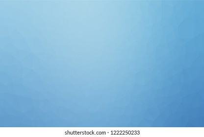 Light BLUE vector blurry hexagon template. Brand new colored illustration in blurry style with gradient. The template can be used as a background for cell phones.