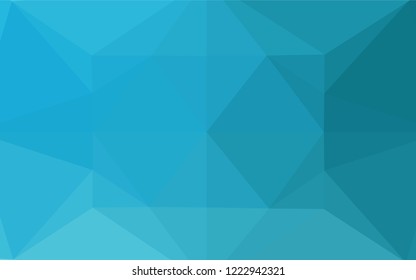 Light BLUE vector blurry hexagon texture. Modern geometrical abstract illustration with gradient. The elegant pattern can be used as part of a brand book.