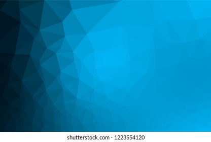 Light BLUE vector blurry hexagon pattern. Shining colored illustration in a Brand new style. The elegant pattern can be used as part of a brand book.