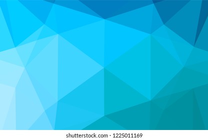 Light BLUE vector blurry hexagon texture. Colorful abstract illustration with gradient. The textured pattern can be used for background.
