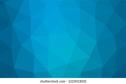 Light BLUE vector blurry hexagon pattern. Glitter abstract illustration with an elegant design. A completely new design for your business.