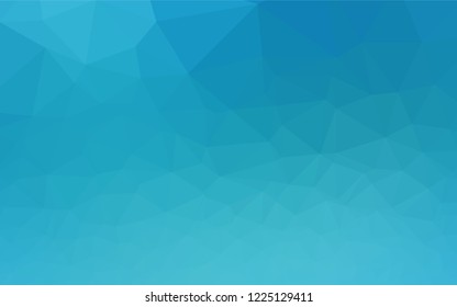 Light BLUE vector blurry hexagon pattern. Glitter abstract illustration with an elegant design. A completely new template for your business design.