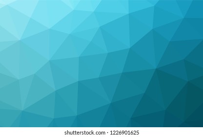 Light BLUE vector blurry hexagon template. Modern geometrical abstract illustration with gradient. A new texture for your design.