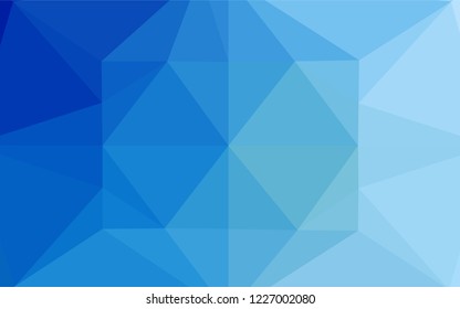 Light BLUE vector blurry hexagon pattern. Brand new colored illustration in blurry style with gradient. Brand new style for your business design.