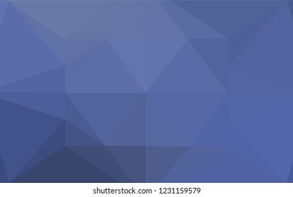 Light BLUE vector blurry hexagon template. Modern geometrical abstract illustration with gradient. The completely new template can be used for your brand book.