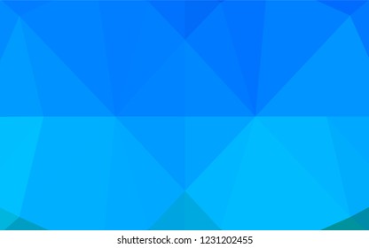 Light BLUE vector blurry hexagon template. Shining colored illustration in a Brand new style. A completely new design for your business.
