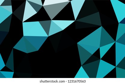 Light BLUE vector blurry hexagon texture. An elegant bright illustration with gradient. A new texture for your design.