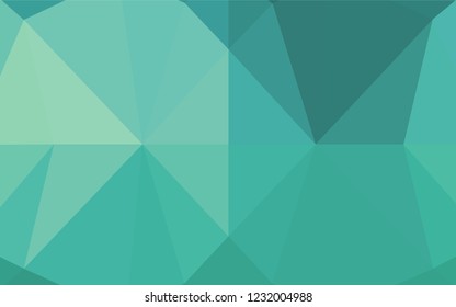 Light BLUE vector blurry hexagon template. A completely new color illustration in a vague style. The template can be used as a background for cell phones.