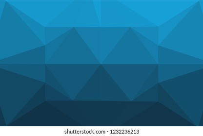 Light BLUE vector blurry hexagon pattern. An elegant bright illustration with gradient. The completely new template can be used for your brand book.
