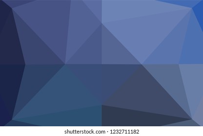 Light BLUE vector blurry hexagon pattern. A sample with polygonal shapes. The elegant pattern can be used as part of a brand book.