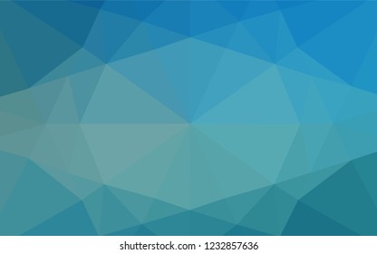 Light BLUE vector blurry hexagon texture. A vague abstract illustration with gradient. Brand new design for your business.
