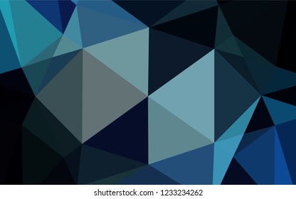 Light BLUE vector blurry hexagon template. Shining colored illustration in a Brand new style. A new texture for your design.